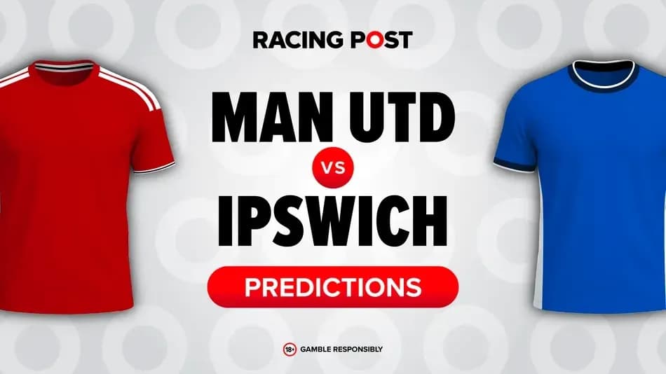 Camisetas de Man Utd y Ipswich con predicciones Camisetas de Man Utd y Ipswich con predicciones