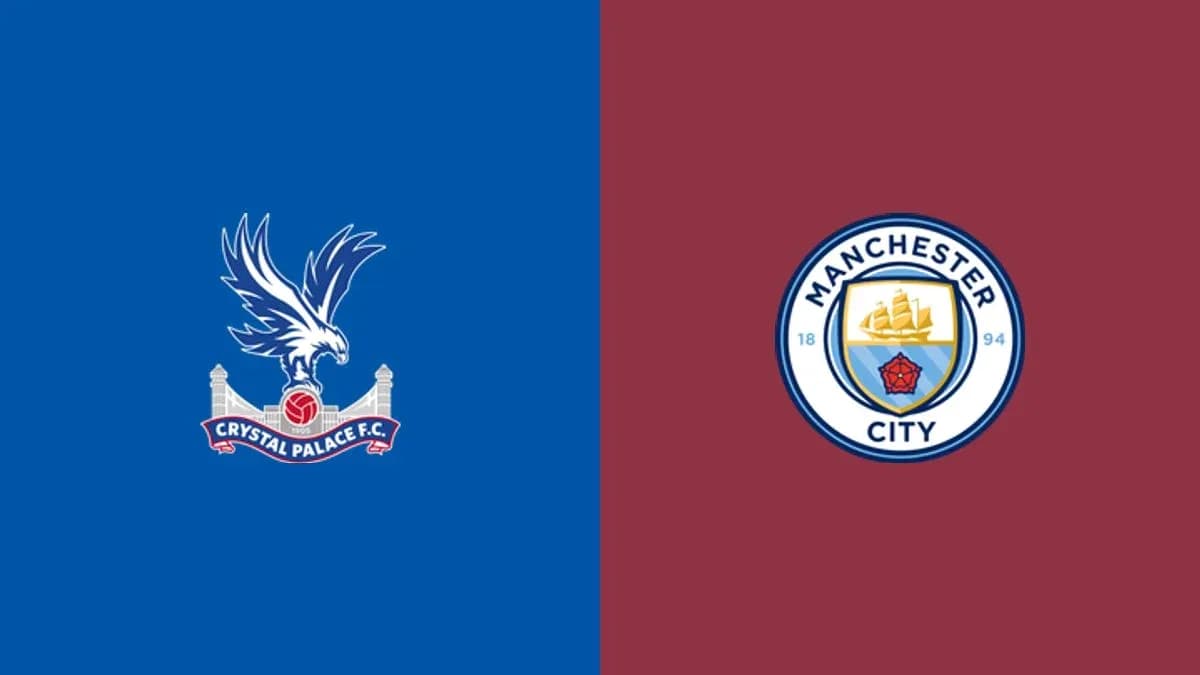 Logos de Crystal Palace y Manchester City Logos de Crystal Palace y Manchester City