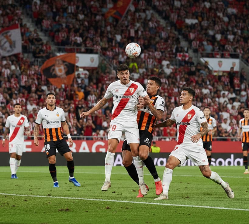 Rayo Vallecano y Valencia empatan 1-1 en un intenso partido Rayo Vallecano y Valencia empatan 1-1 en un intenso partido