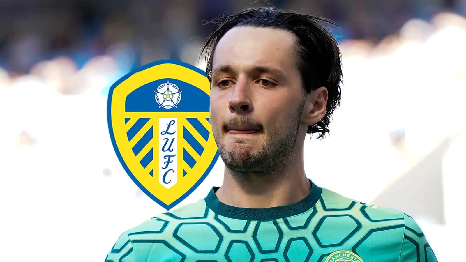 Portero de Leeds United en primer plano Portero de Leeds United en primer plano