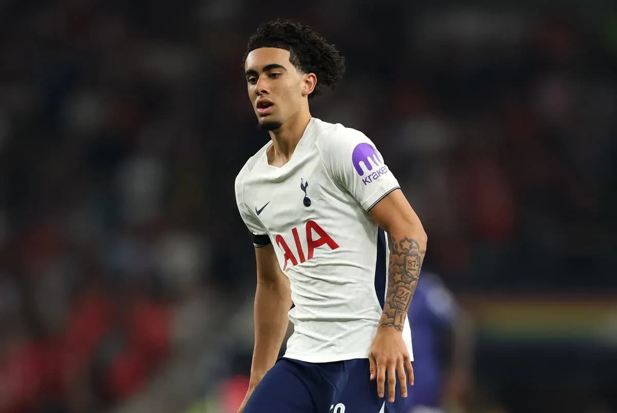 Jugador de Tottenham en acción durante un partido Jugador de Tottenham en acción durante un partido