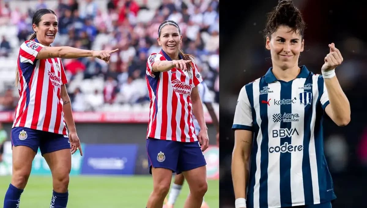 Jugadoras de Guadalajara y Monterrey en acción Jugadoras de Guadalajara y Monterrey en acción