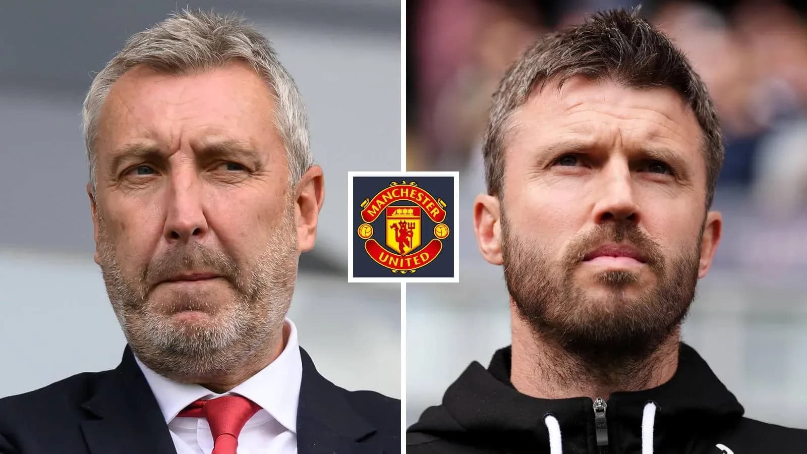 Entrenadores de Manchester United en imágenes divididas Entrenadores de Manchester United en imágenes divididas