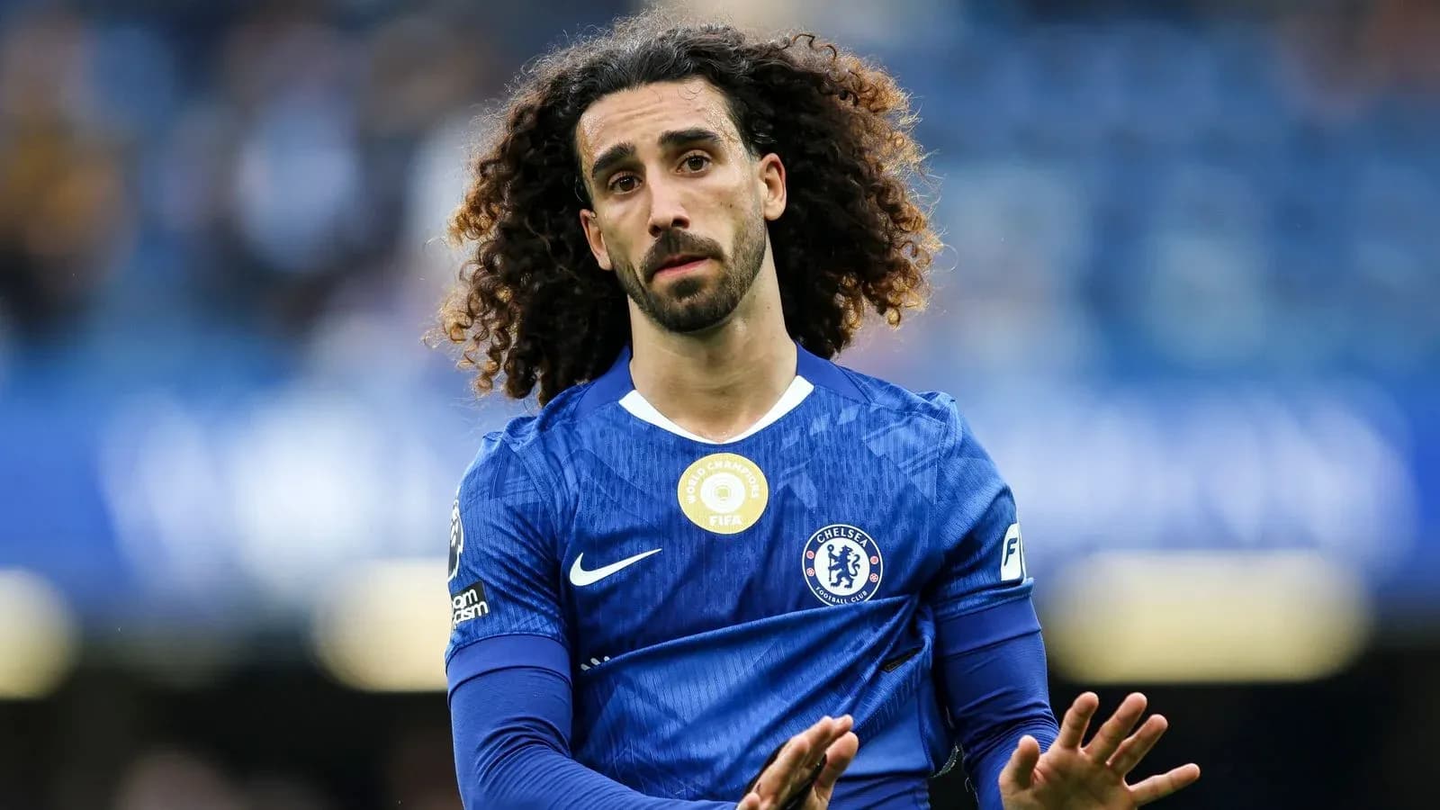 Jugador de Chelsea en el campo durante el partido Jugador de Chelsea en el campo durante el partido