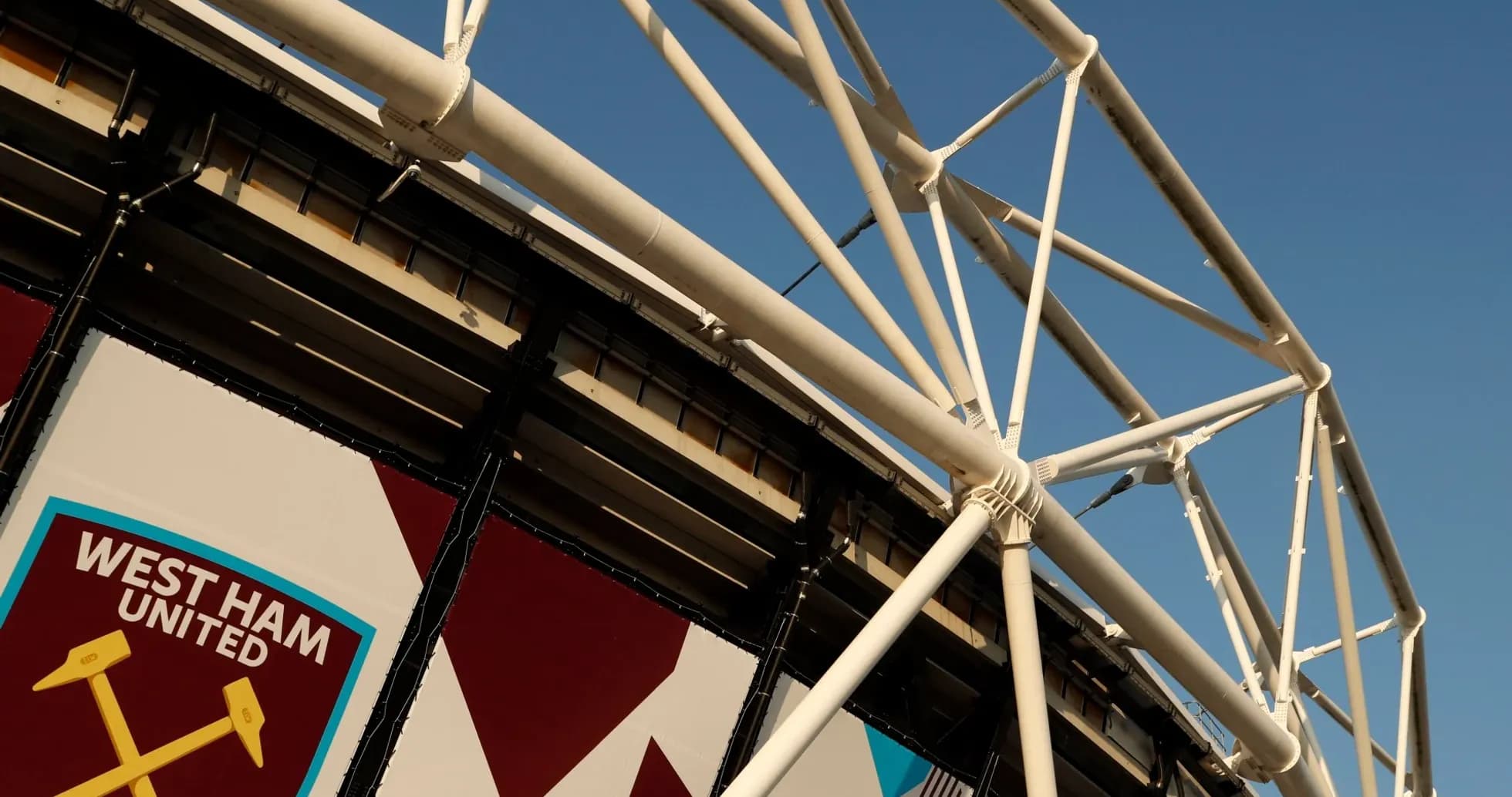 Estructura del estadio de West Ham United en Londres Estructura del estadio de West Ham United en Londres