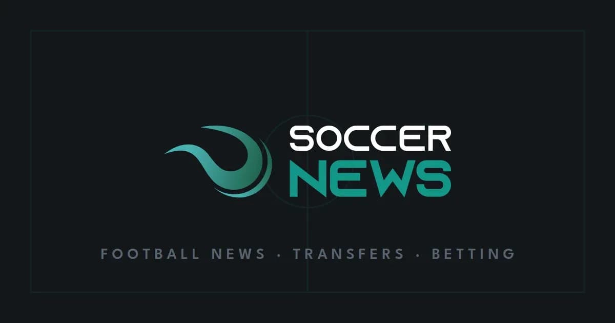 Logo de Soccer News con texto y gráfico Logo de Soccer News con texto y gráfico