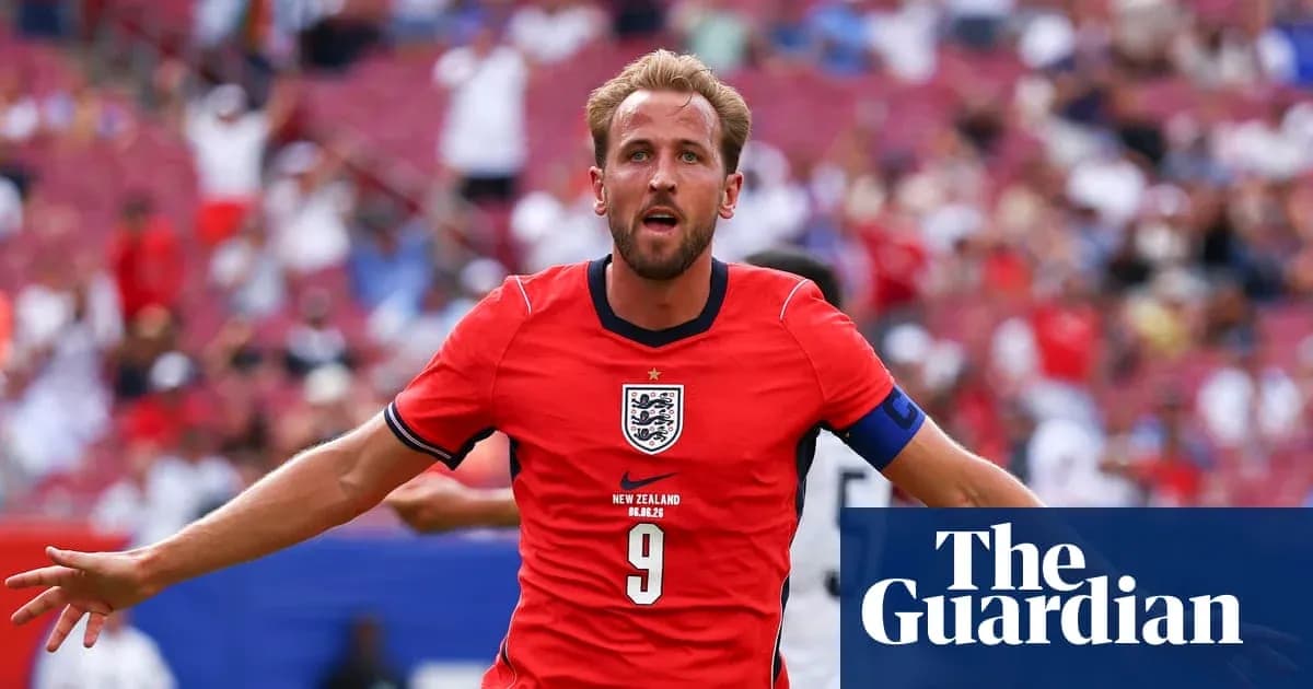 Harry Kane celebrando un gol en partido de fútbol Harry Kane celebrando un gol en partido de fútbol