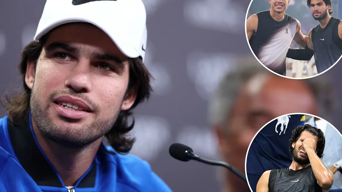 Carlos Alcaraz critica el final a las 3:30 a.m. en el US Open: ‘Demasiado tarde’ Carlos Alcaraz critica el final a las 3:30 a.m. en el US Open: ‘Demasiado tarde’