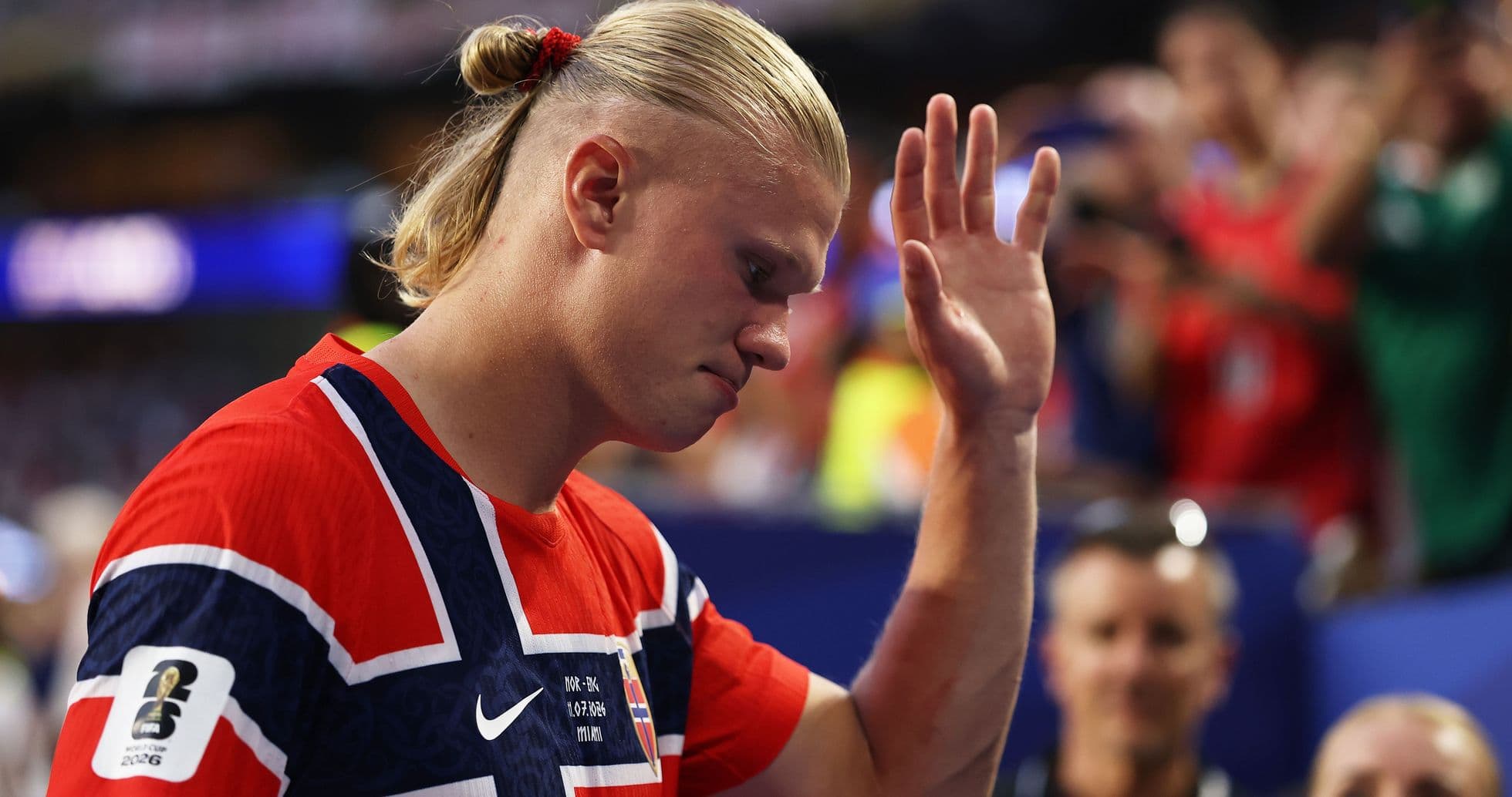 Explican la sorprendente sustitución de Erling Haaland en el cuarto de final del Mundial contra Inglaterra Explican la sorprendente sustitución de Erling Haaland en el cuarto de final del Mundial contra Inglaterra