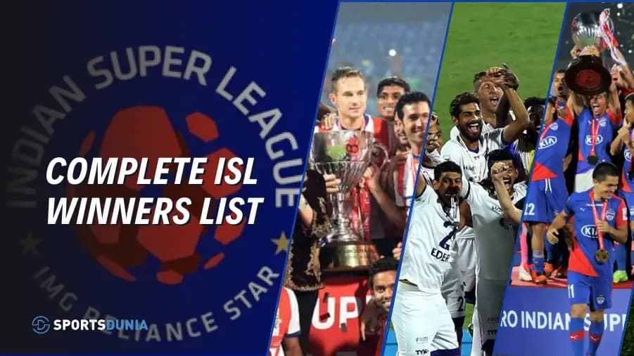 Lista Completa de Campeones de la Indian Super League (ISL) de 2014 a 2024 Lista Completa de Campeones de la Indian Super League (ISL) de 2014 a 2024