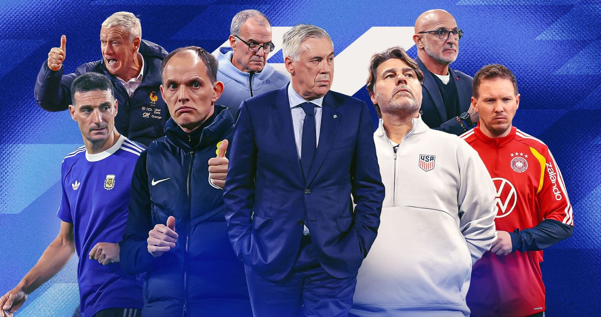 Los mejores entrenadores en la historia de los Mundiales: Ancelotti, Tuchel, Pochettino y más listos para el Mundial 2026 Los mejores entrenadores en la historia de los Mundiales: Ancelotti, Tuchel, Pochettino y más listos para el Mundial 2026