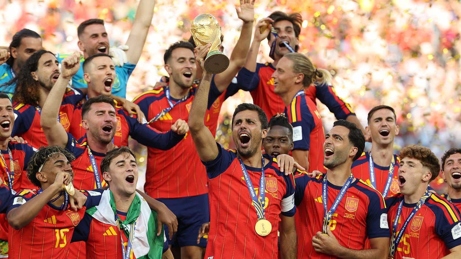 España rompe récord de invicto en fútbol internacional tras vencer a Argentina en la final del Mundial 2026 España rompe récord de invicto en fútbol internacional tras vencer a Argentina en la final del Mundial 2026