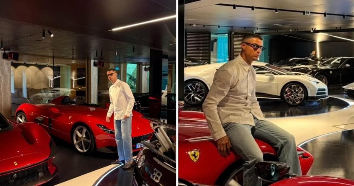 La impresionante colección de supercoches de $21 millones de Cristiano Ronaldo revelada La impresionante colección de supercoches de $21 millones de Cristiano Ronaldo revelada